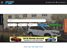 Tablet Screenshot of millenniumhonda.com